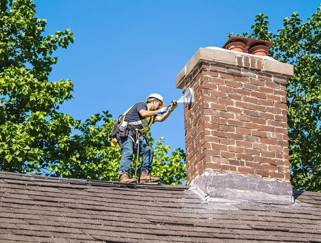 New Britain Chimney Sweep performing an inspection with advanced tools in New Britain, CT