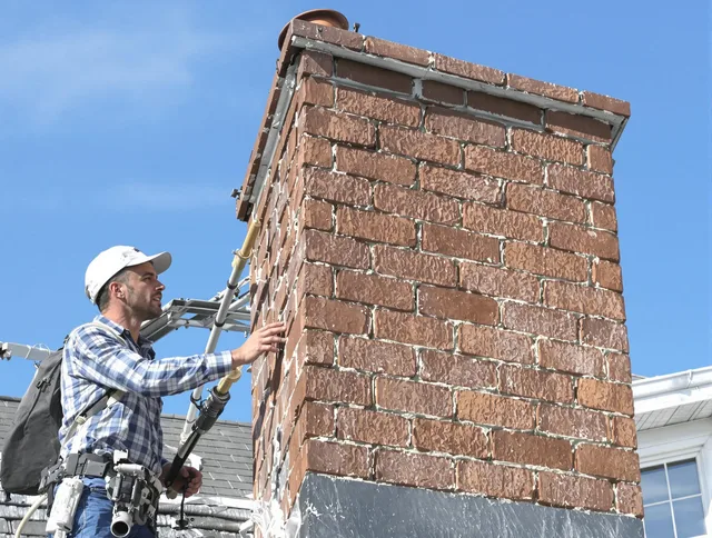 Brickwork for a chimney rebuild by New Britain Chimney Sweep in New Britain, CT