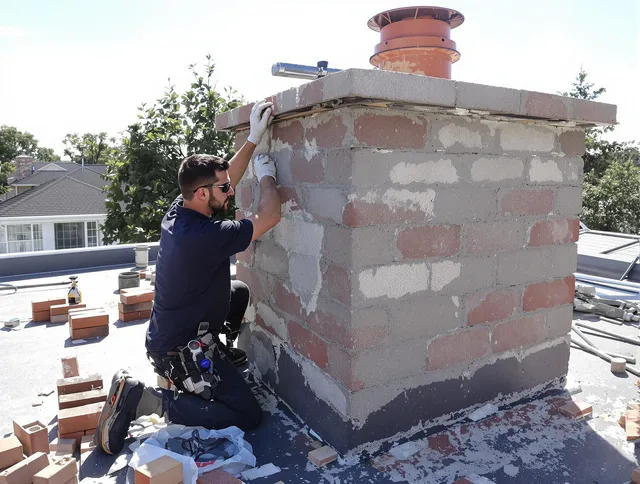 Advanced chimney repair process by New Britain Chimney Sweep in New Britain, CT