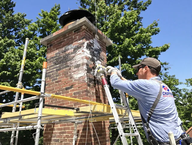 Structural chimney repair by New Britain Chimney Sweep in New Britain, CT