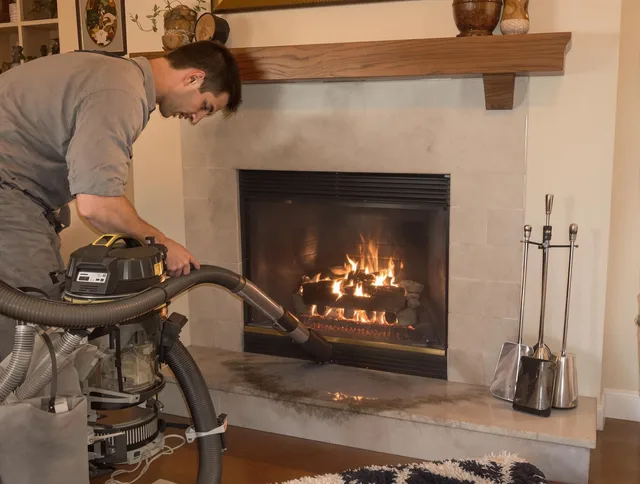Routine fireplace upkeep by New Britain Chimney Sweep in New Britain, CT
