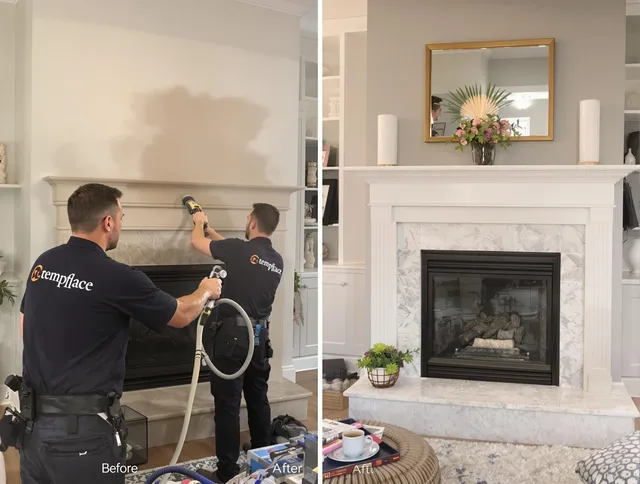 Professional soot removal by New Britain Chimney Sweep team in New Britain, CT